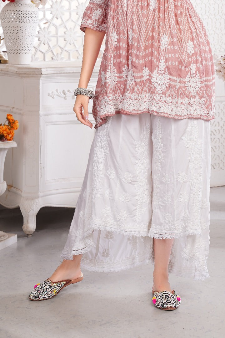 Fariah Chikankari Muzlin Short Dress