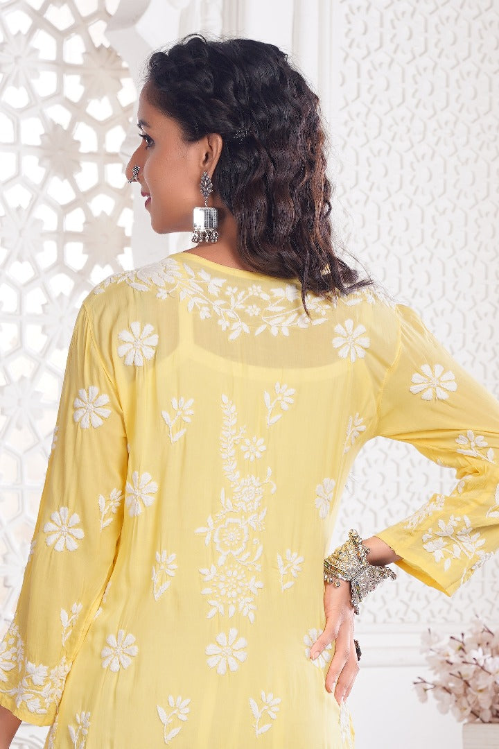 Nadia Chikankari Modal Kurti