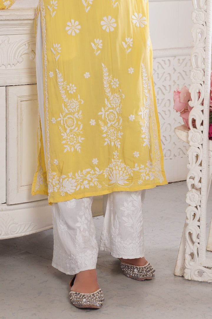 Nadia Chikankari Modal Kurti