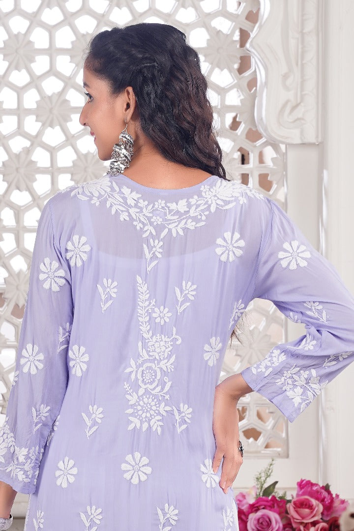 Nadia Chikankari Modal Kurti