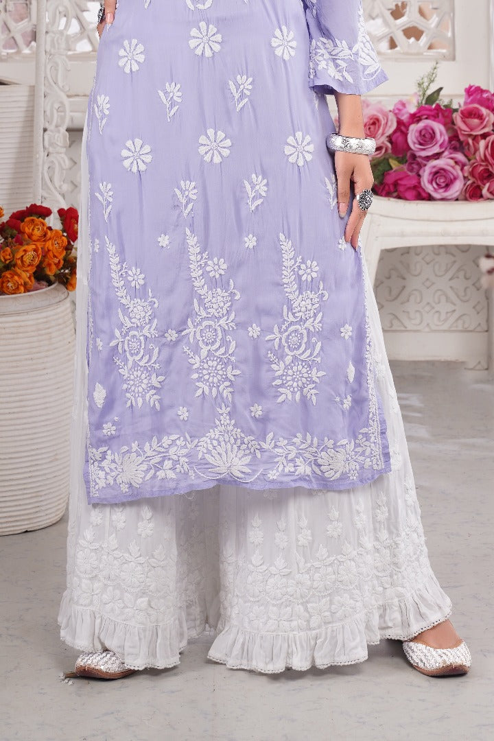 Nadia Chikankari Modal Kurti