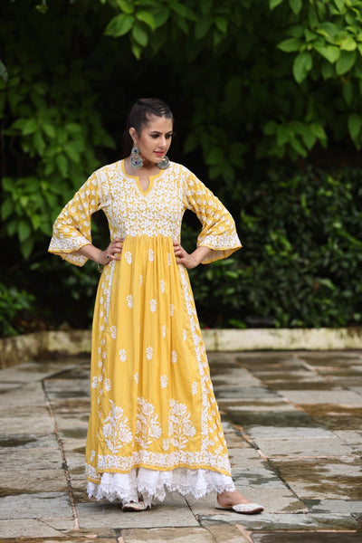 Anaya Chikankari Modal Dress