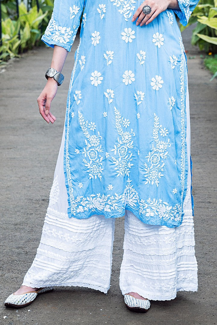 Nadia Chikankari Modal Kurti