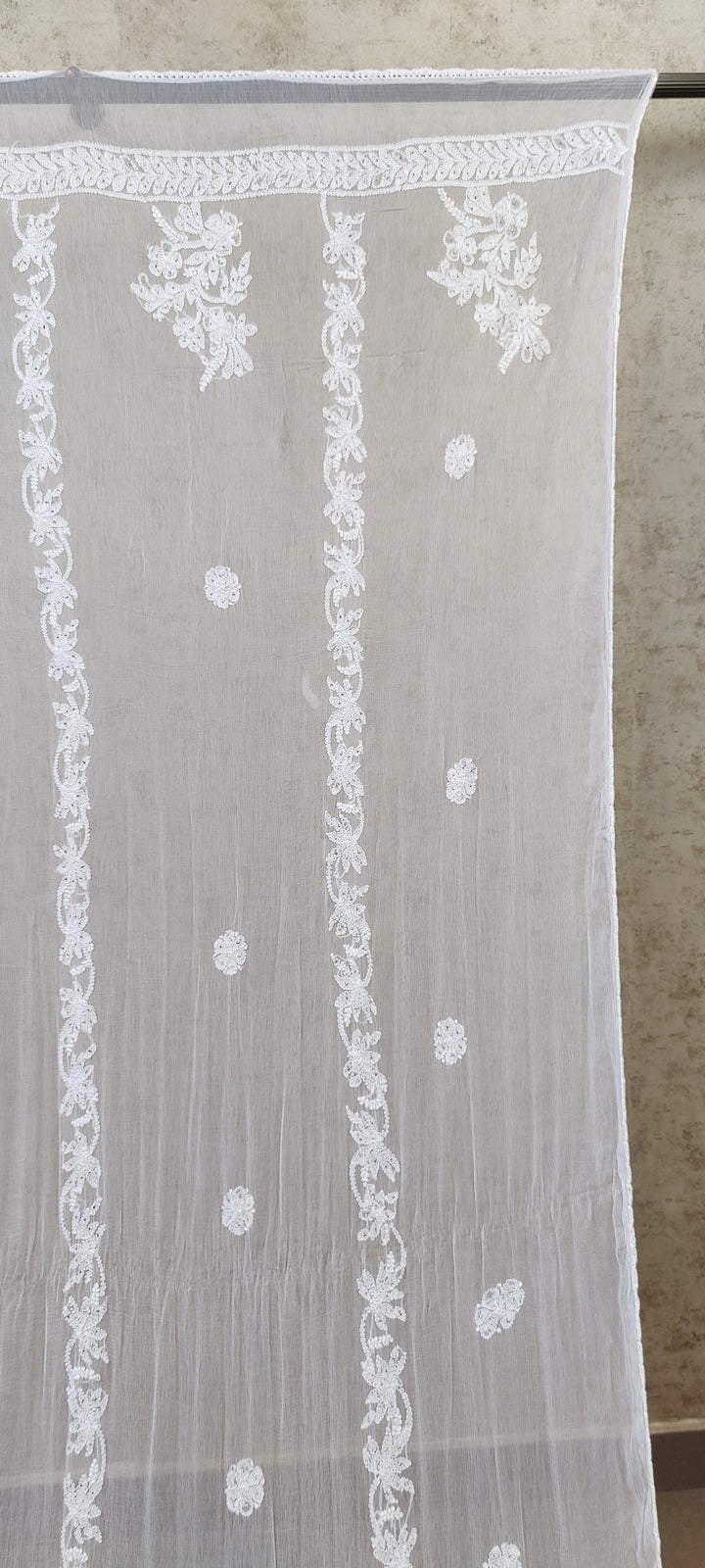 Chiffon Chikankari Dupatta