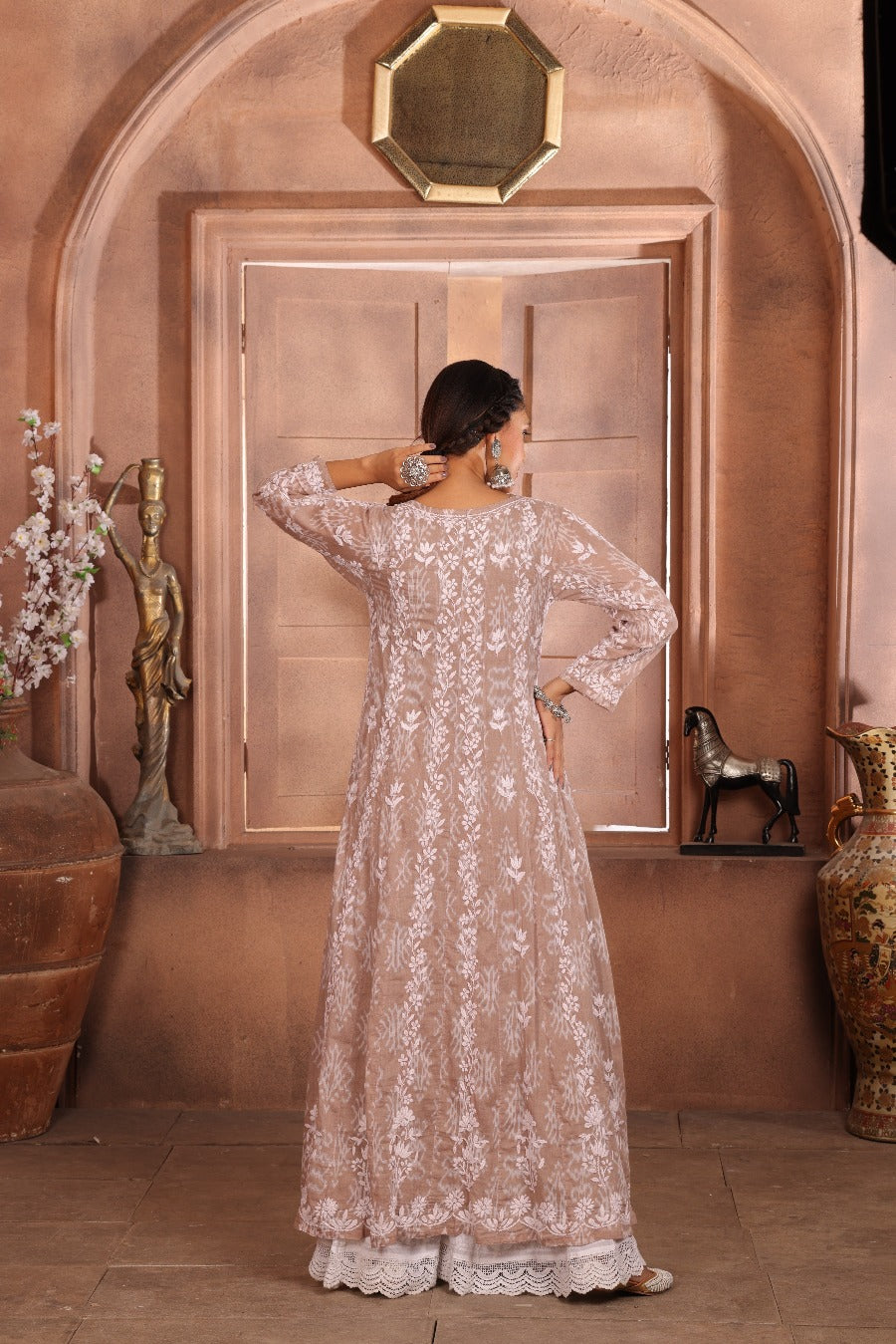 Naaz Chikankari Mul Anarkali