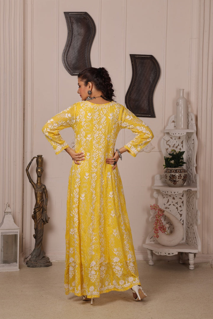 Naaz Chikankari Mul Anarkali