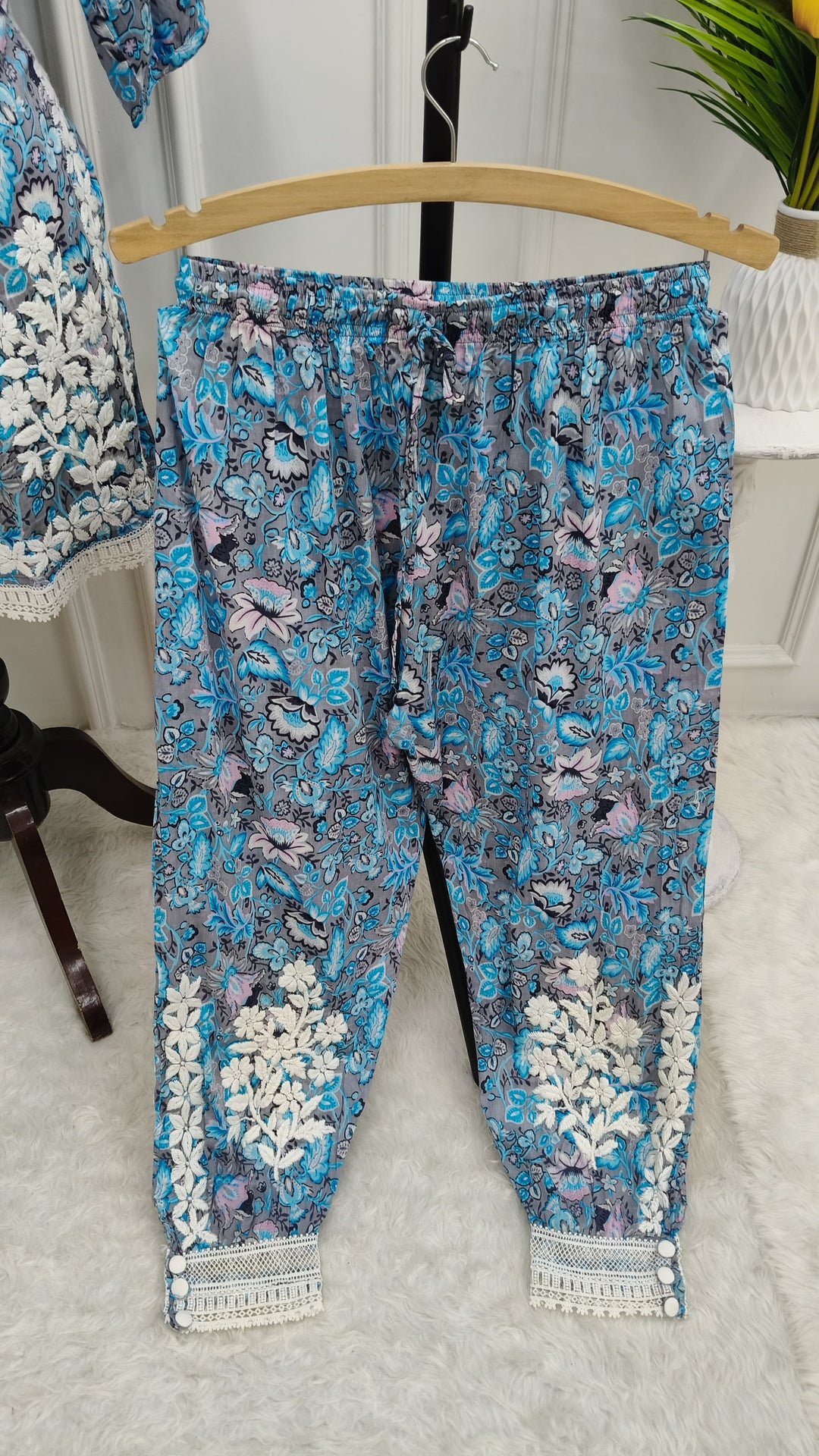 Hamna Mul Printed Afghani Pant Set