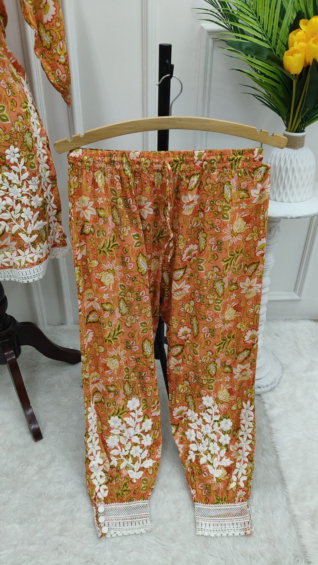 Hamna Mul Printed Afghani Pant Set