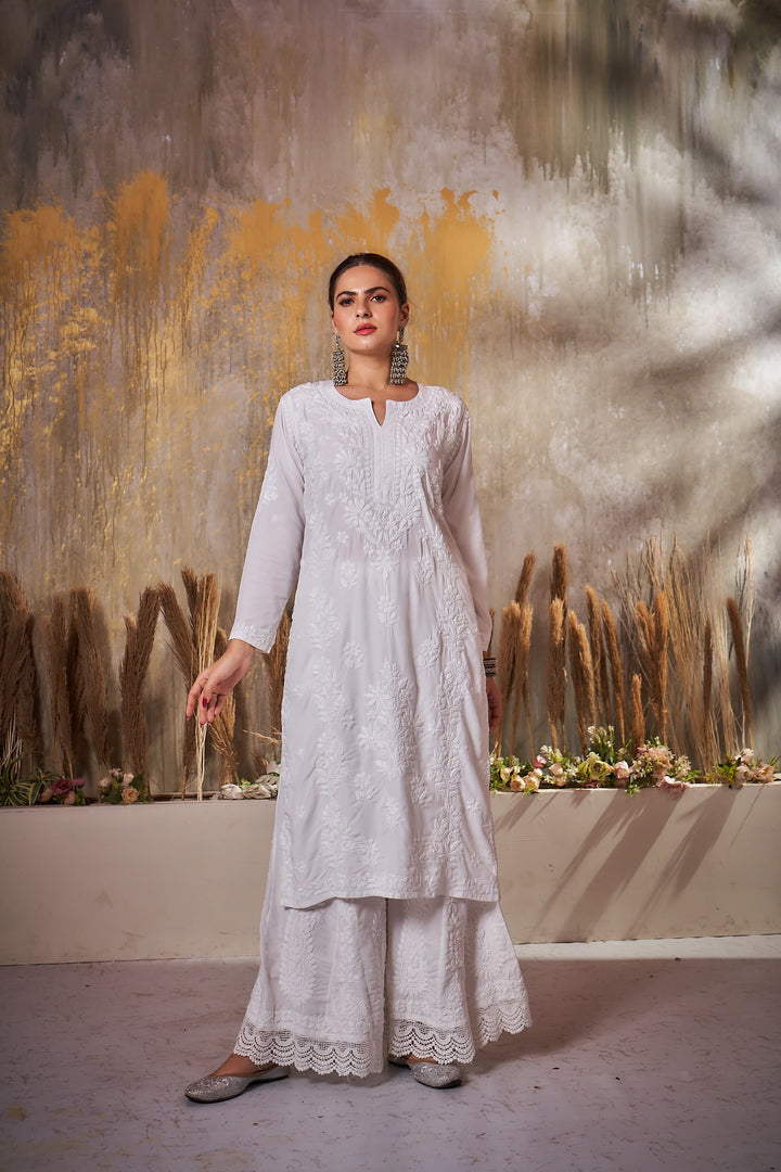 Ariana - Modal White Kurti