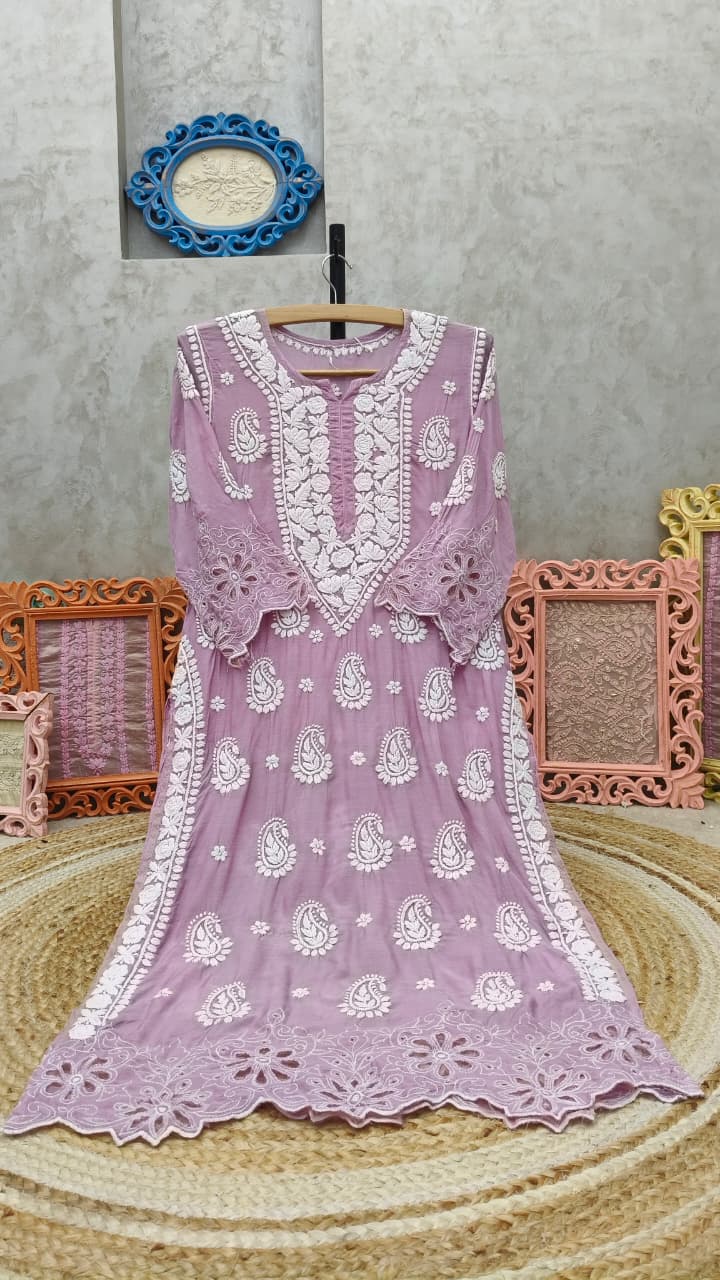 Arishbah Muzlin Kurti