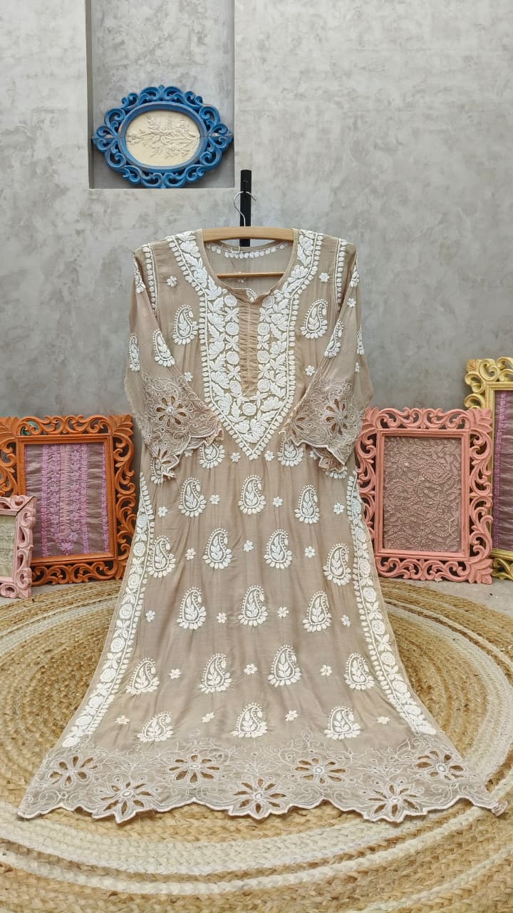 Arishbah Muzlin Kurti