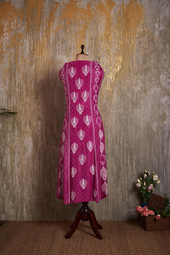 Unstitched Mul Chanderi Kurti