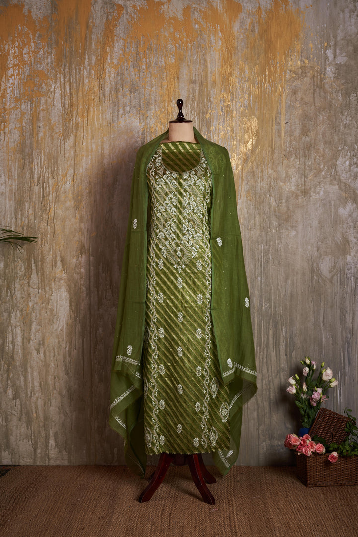 Unstitched Chanderi Kurti