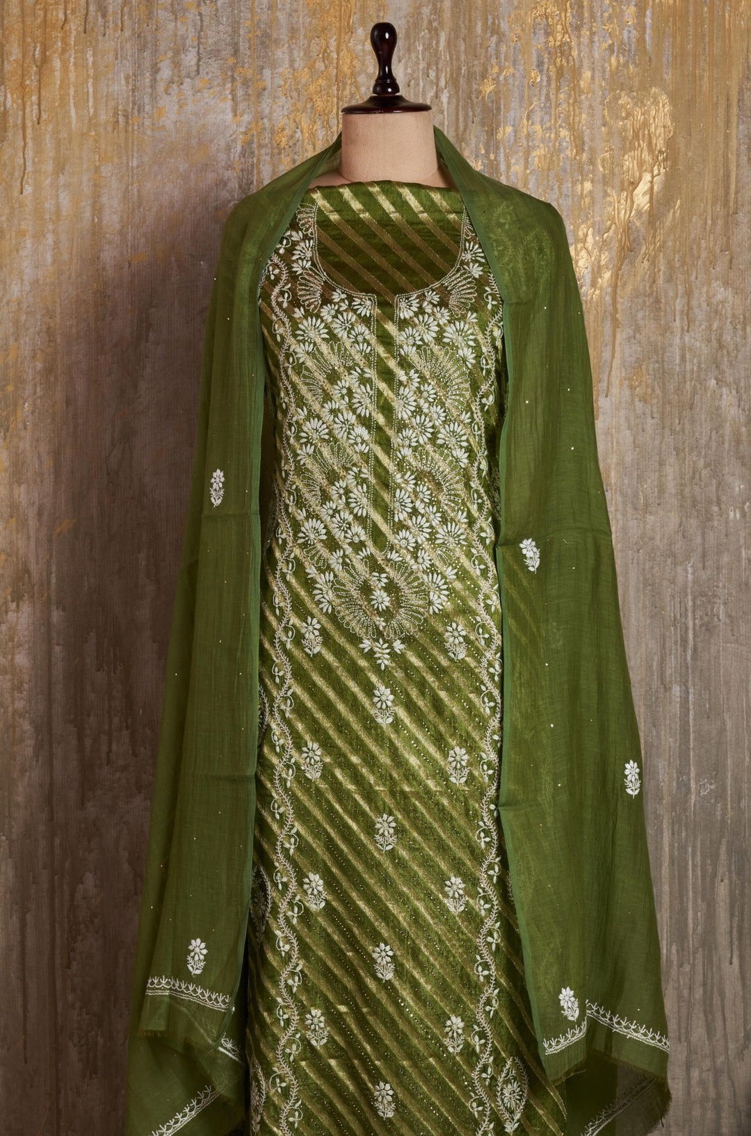 Unstitched Chanderi Kurti