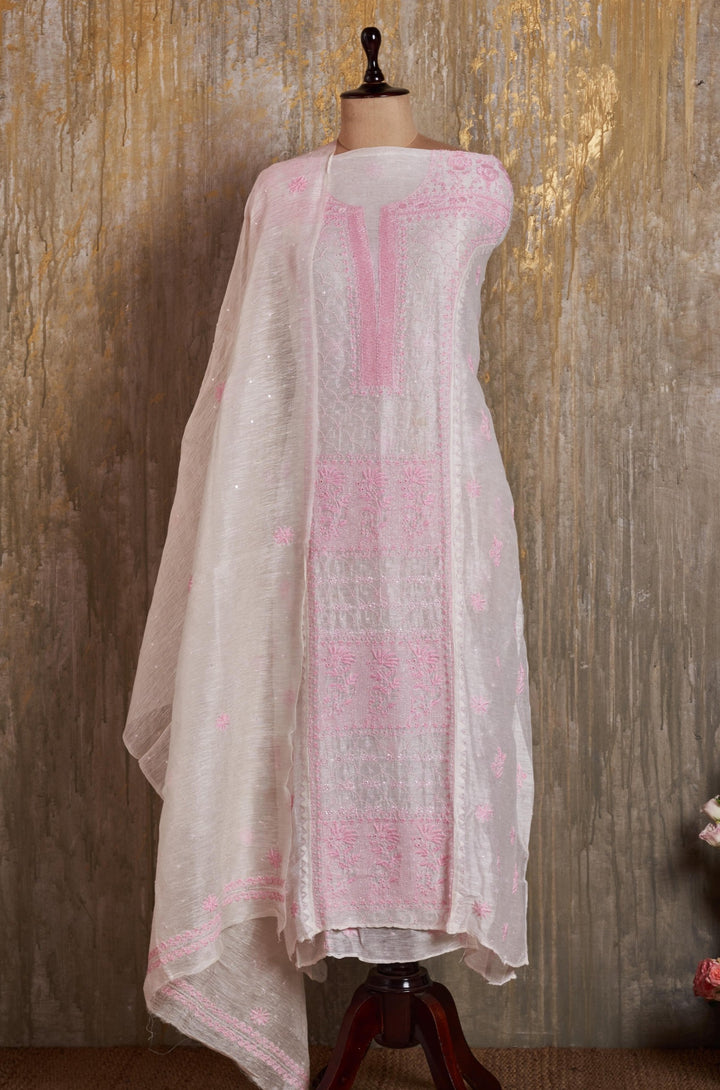 Unstitched Chanderi Kurti