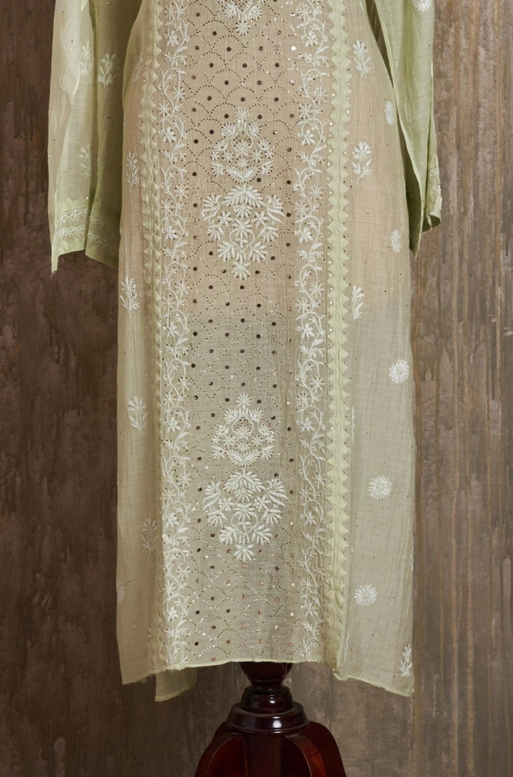 Unstitched Mul Chanderi Kurti