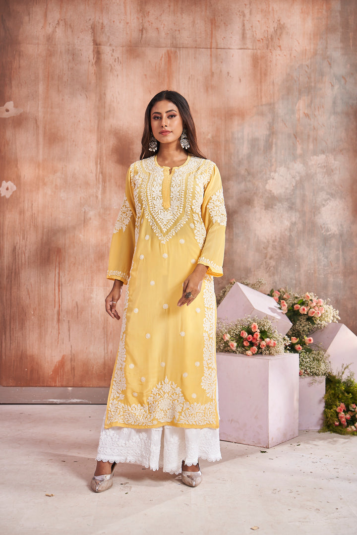 Anabia Crepe Kurti