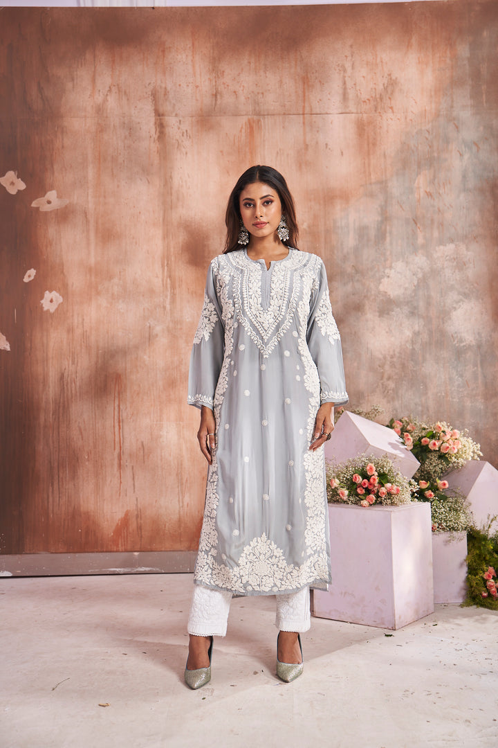 Anabia Crepe Kurti