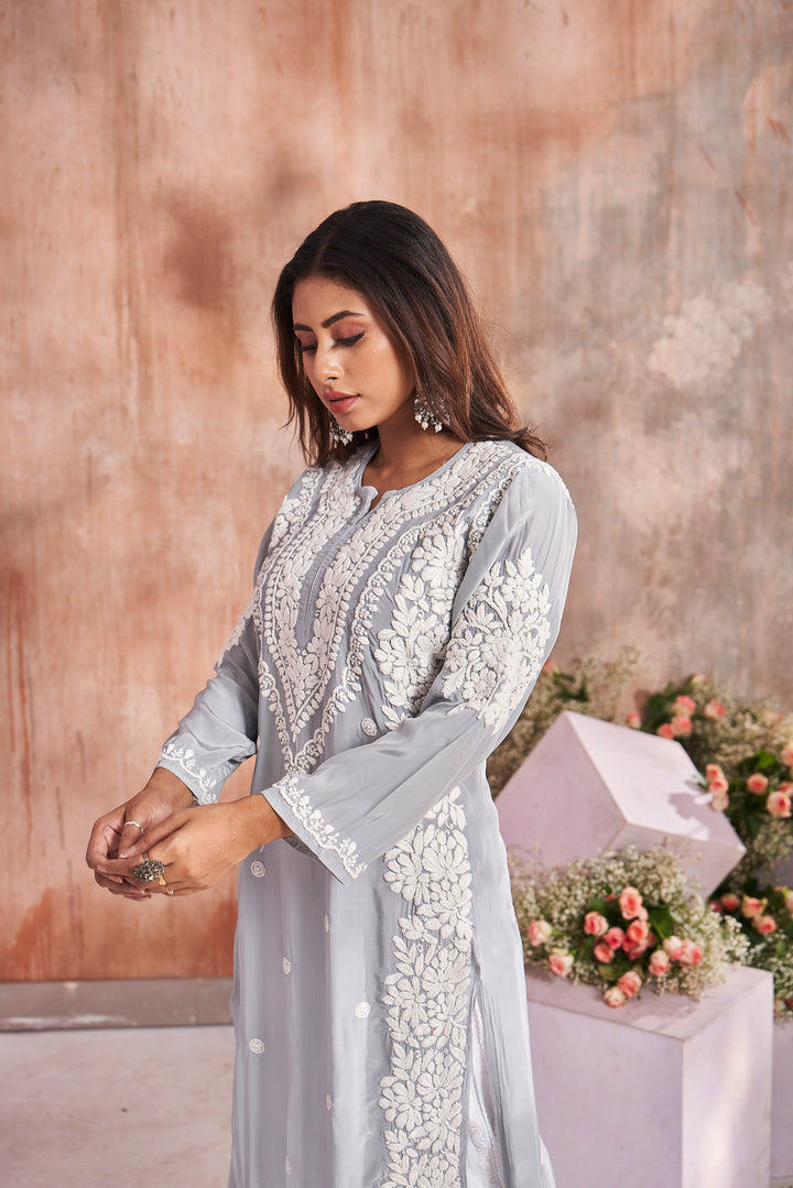 Anabia Crepe Kurti