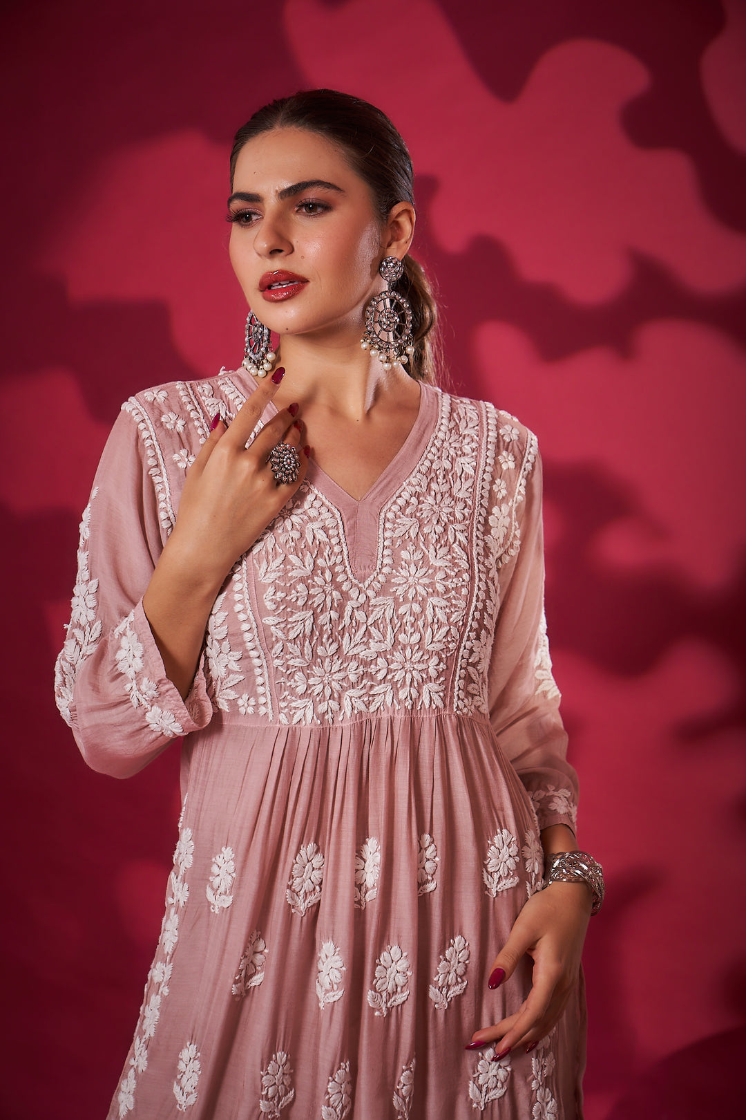 Meerab Muzlin Peplum Style Palazzo Set