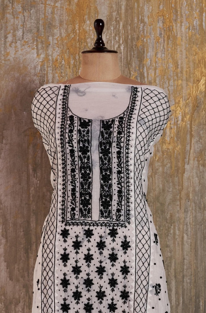 Unstitched Mul Chanderi Kurti