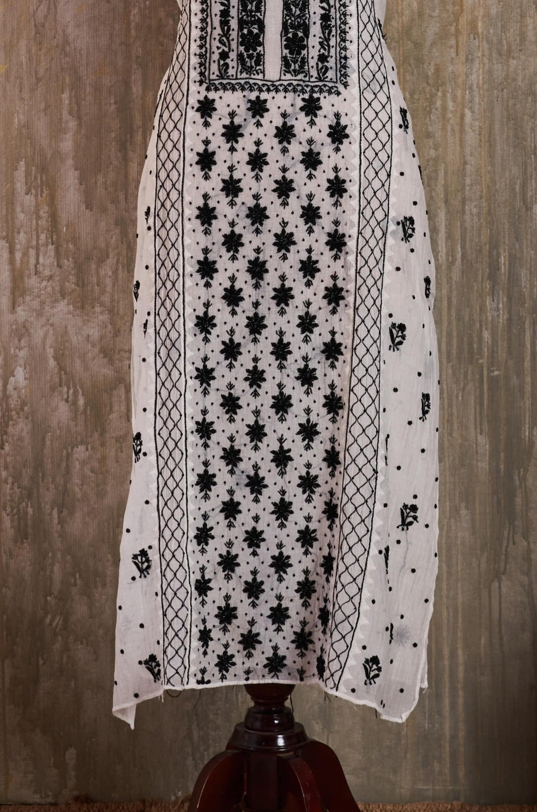 Unstitched Mul Chanderi Kurti