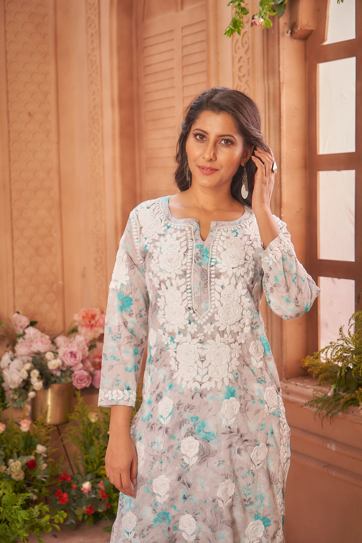 Gulfishaan Mul Printed Kurti