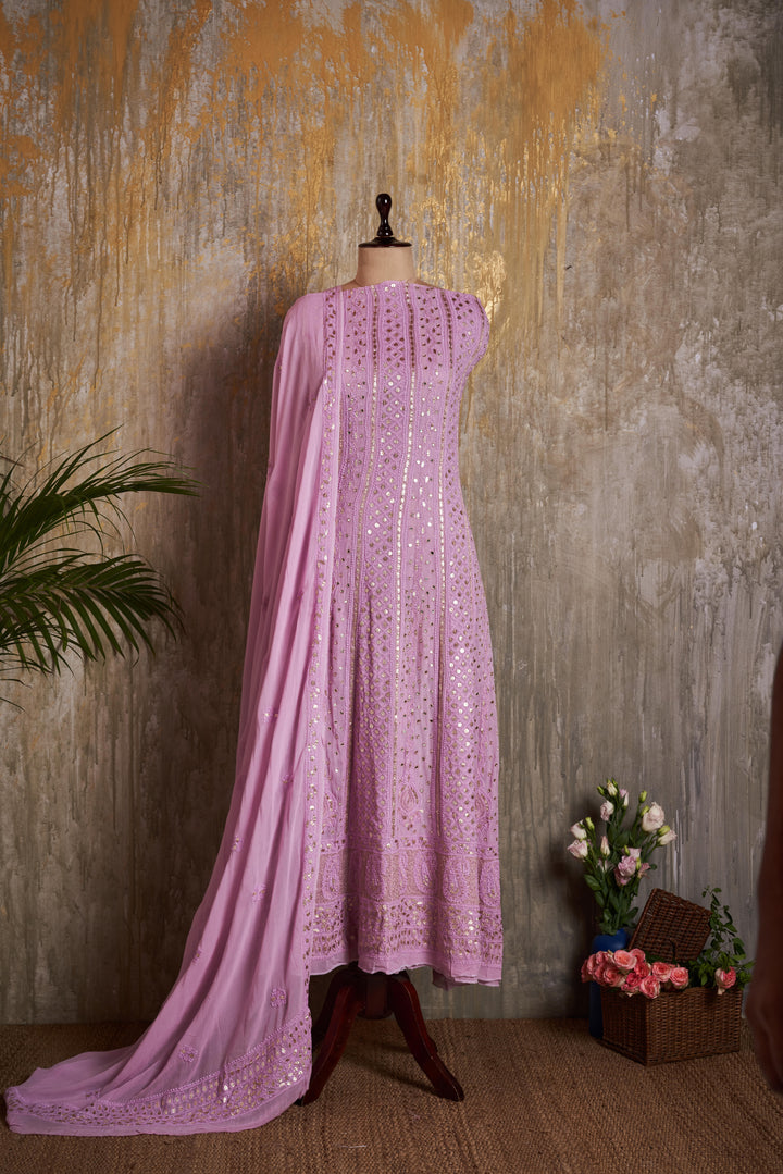 Unstitched Viscose Anarkali