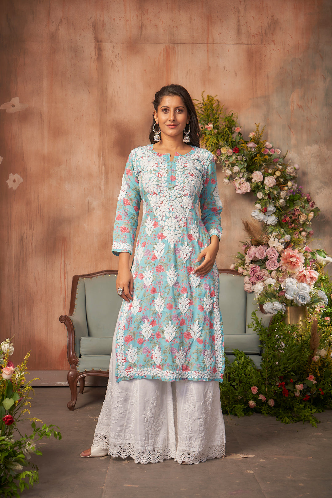 Gulfaam Mul Printed Kurti