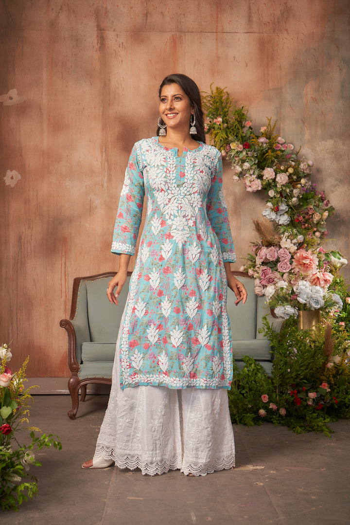 Gulfaam Mul Printed Kurti