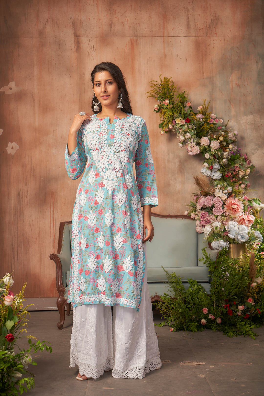 Gulfaam Mul Printed Kurti