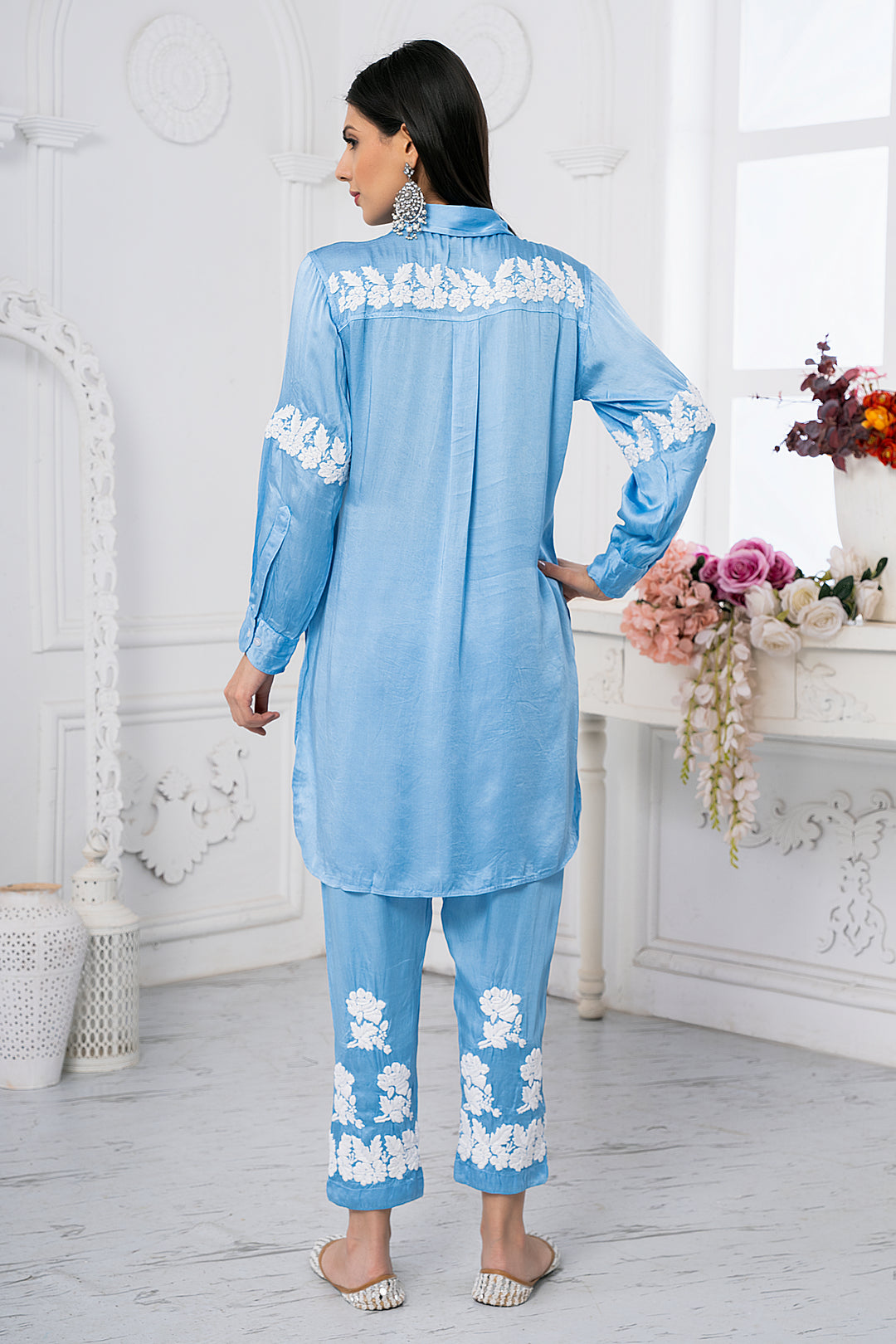 Ahlam Modal Satin Pant Set