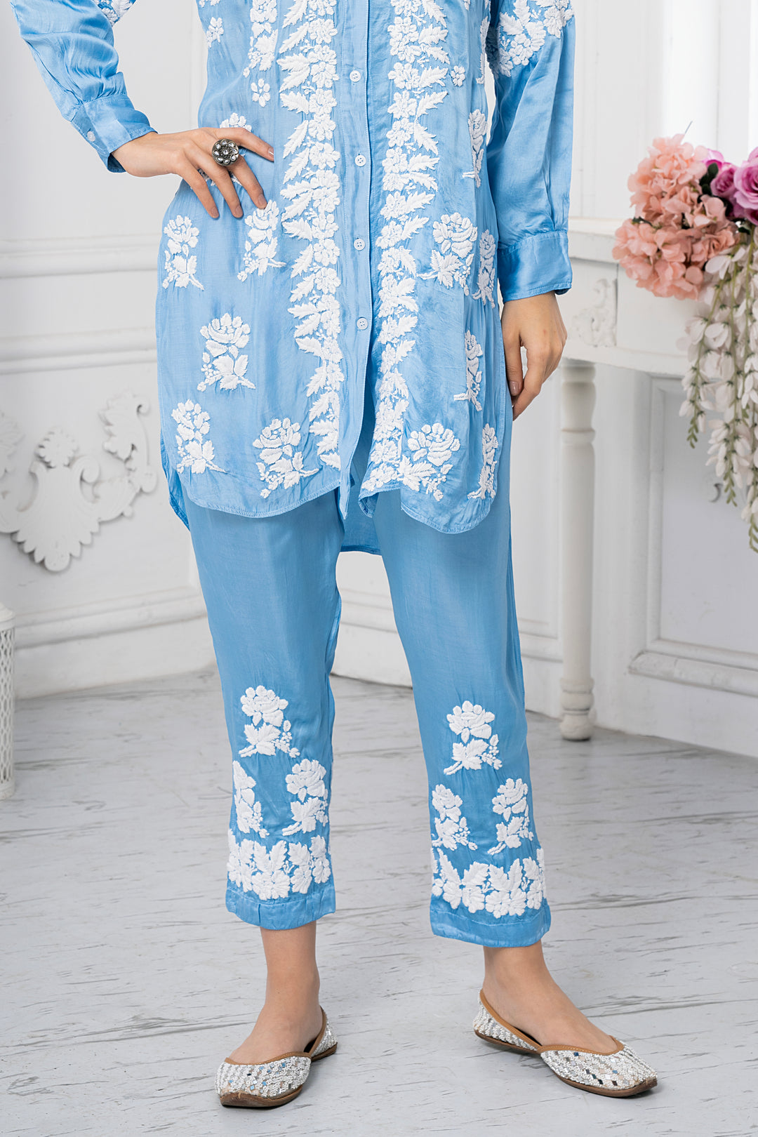 Ahlam Modal Satin Pant Set