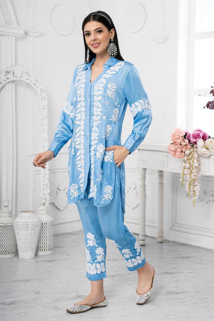 Ahlam Modal Satin Pant Set