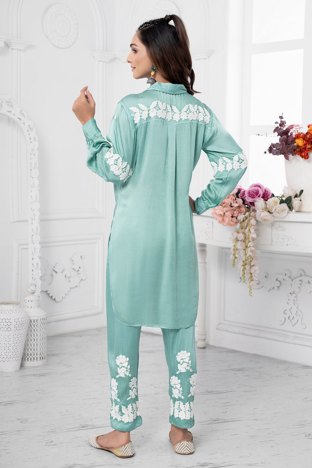 Ahlam Modal Satin Pant Set