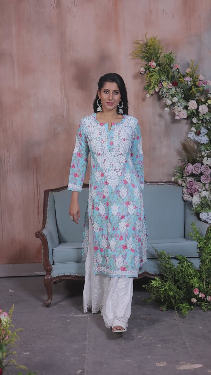 Gulfaam Mul Printed Kurti