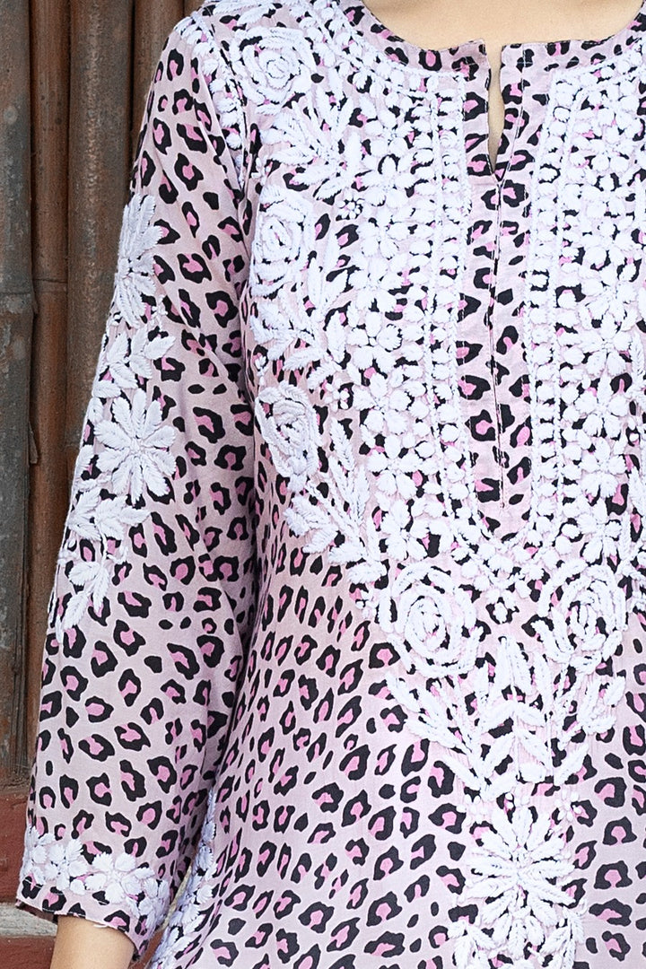 Jenna Muzlin Cheetah Design Kurti