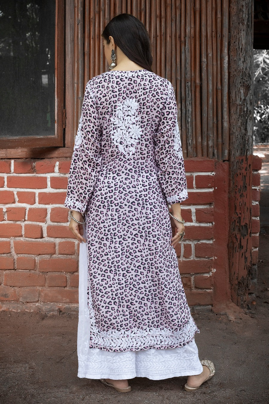 Jenna Muzlin Cheetah Design Kurti