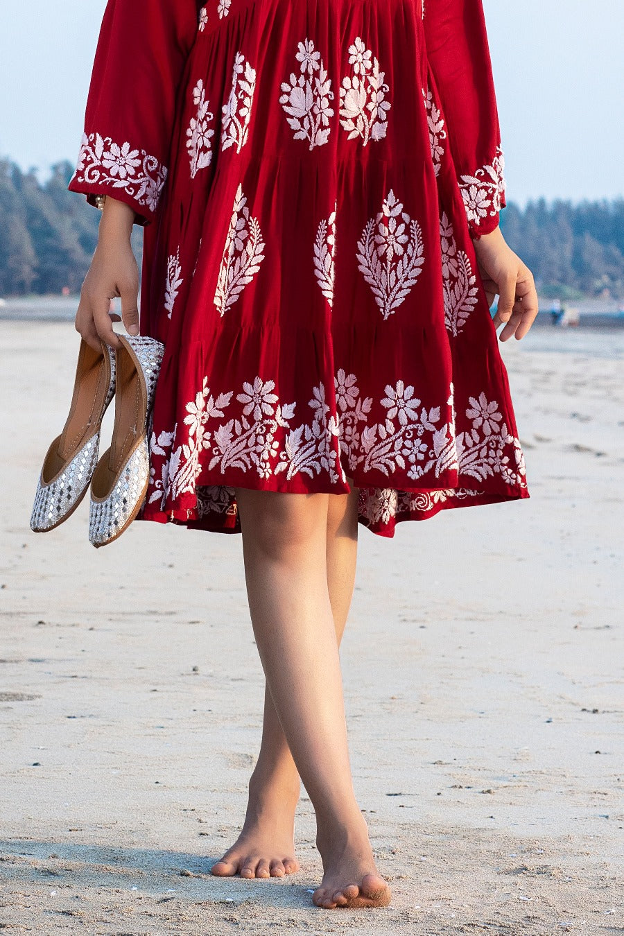 Modal Satin Short Dress