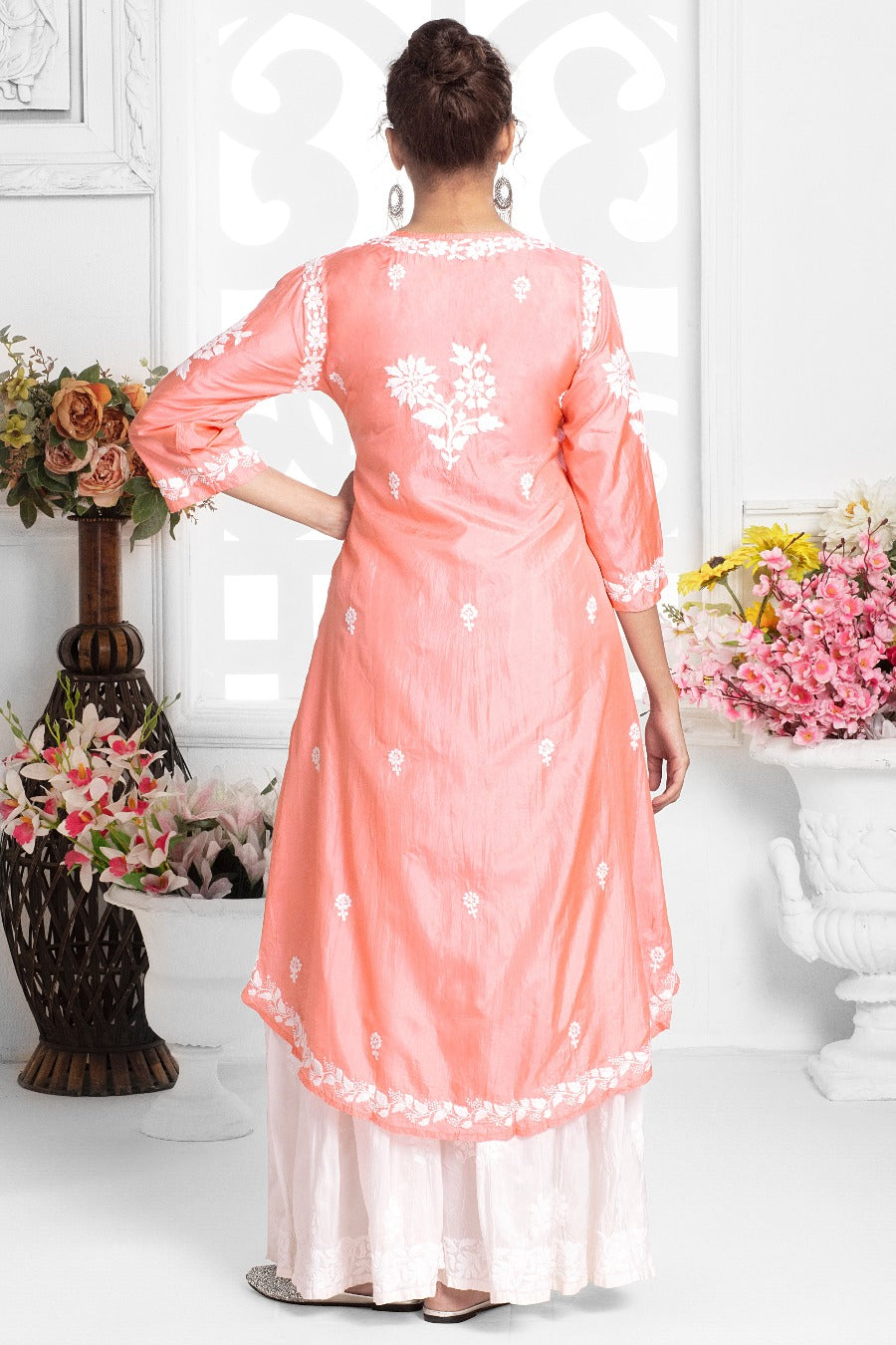Silk High Low Kurti
