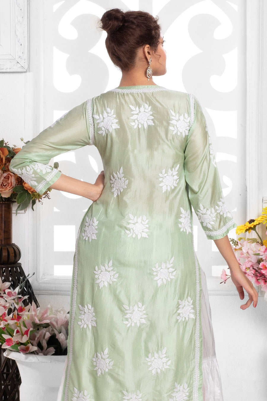 parveen Silk Long Kurti