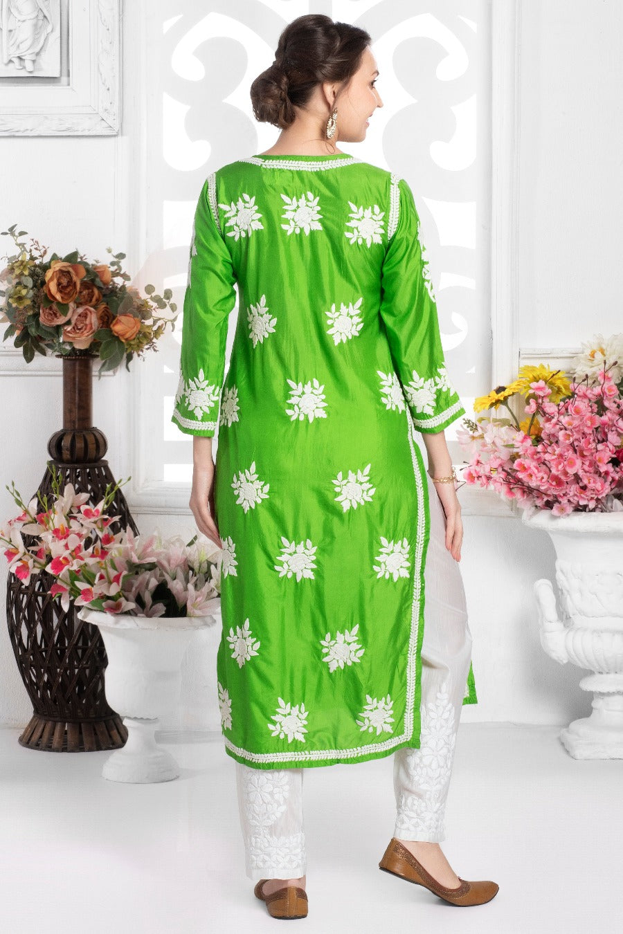 parveen Silk Long Kurti