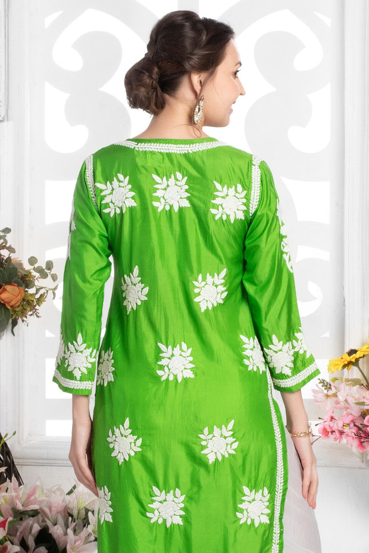 parveen Silk Long Kurti