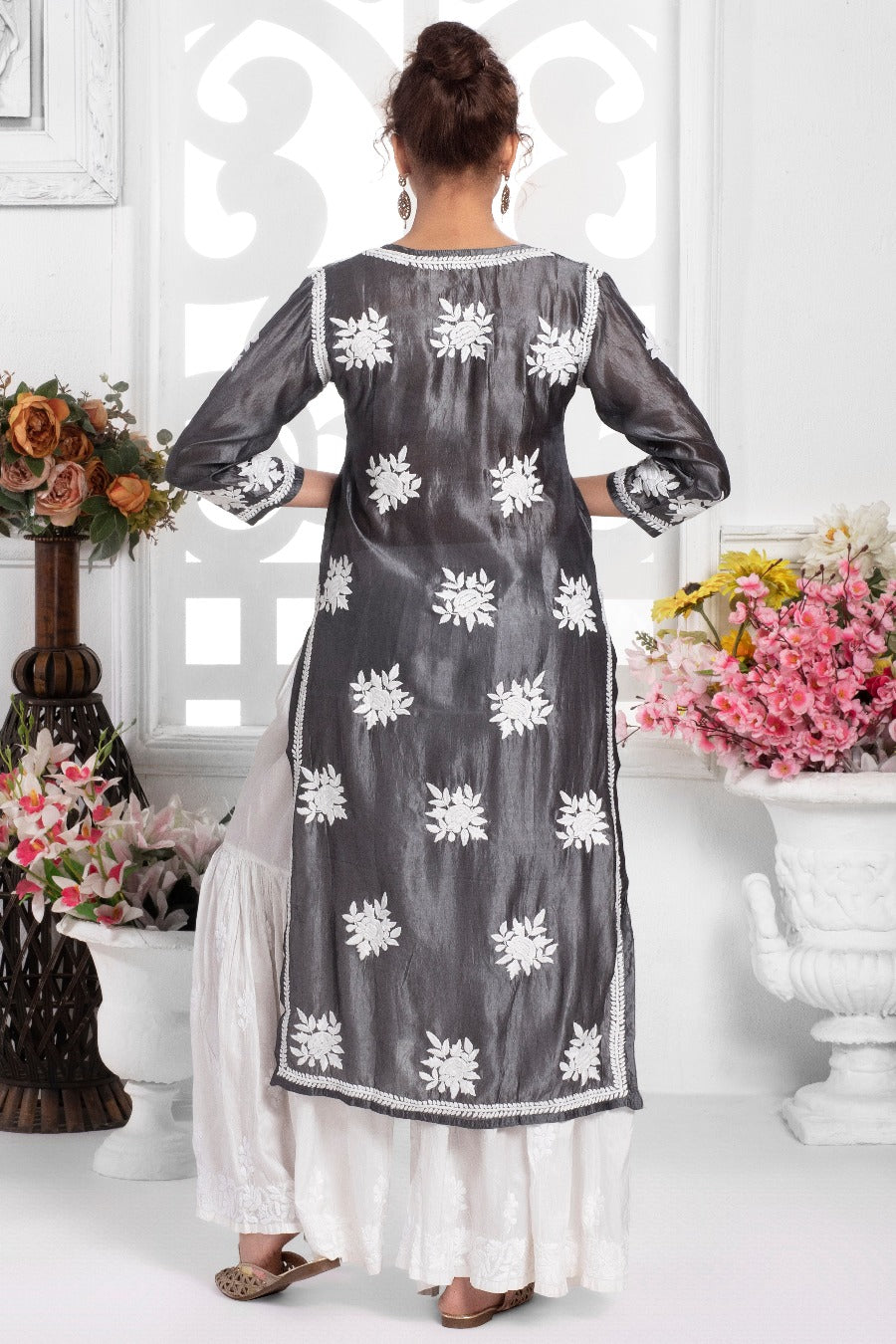 parveen Silk Long Kurti