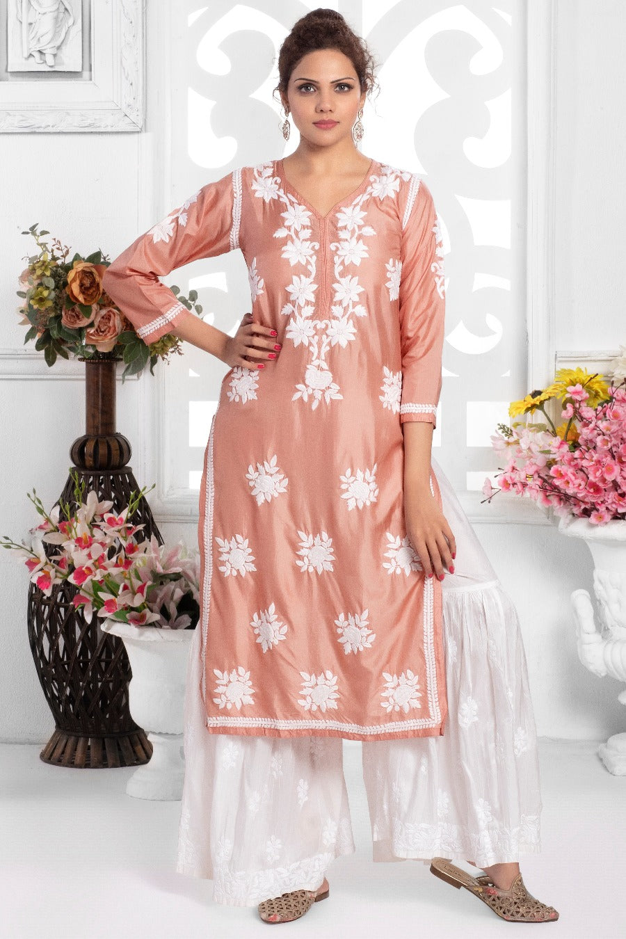 parveen Silk Long Kurti