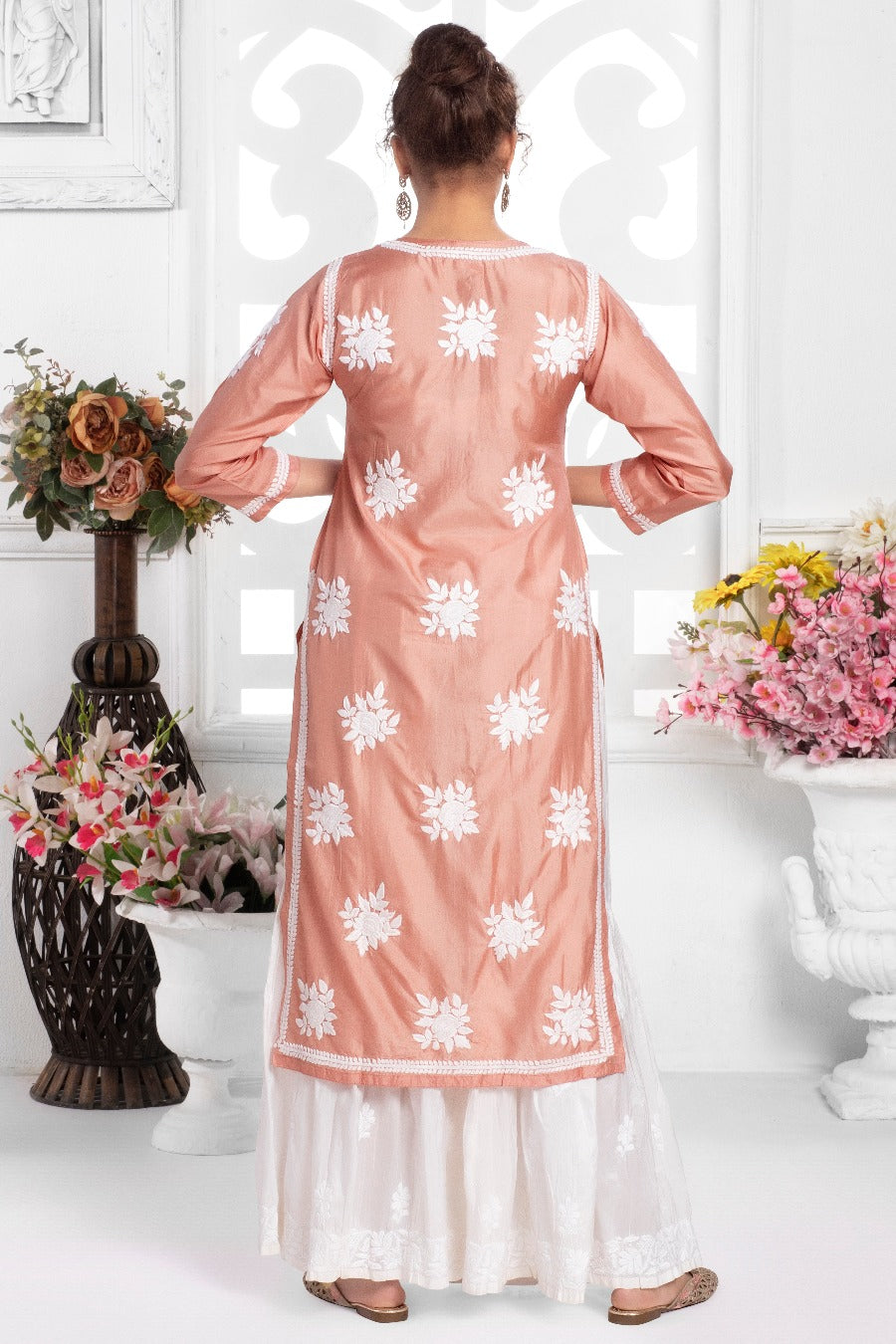 parveen Silk Long Kurti