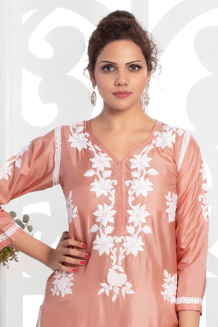 parveen Silk Long Kurti