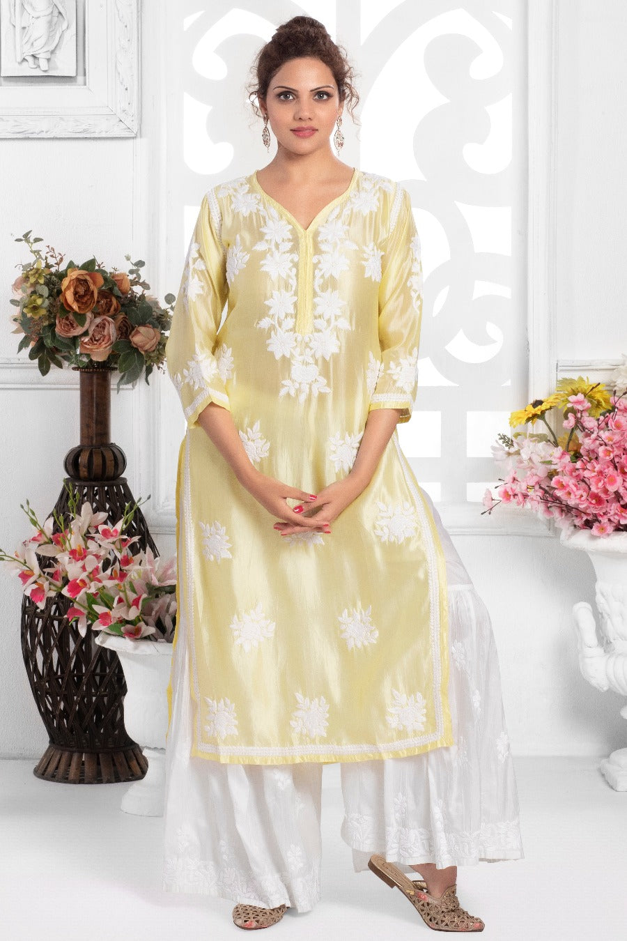 parveen Silk Long Kurti