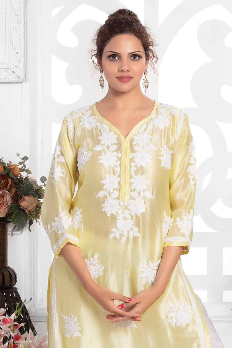 parveen Silk Long Kurti