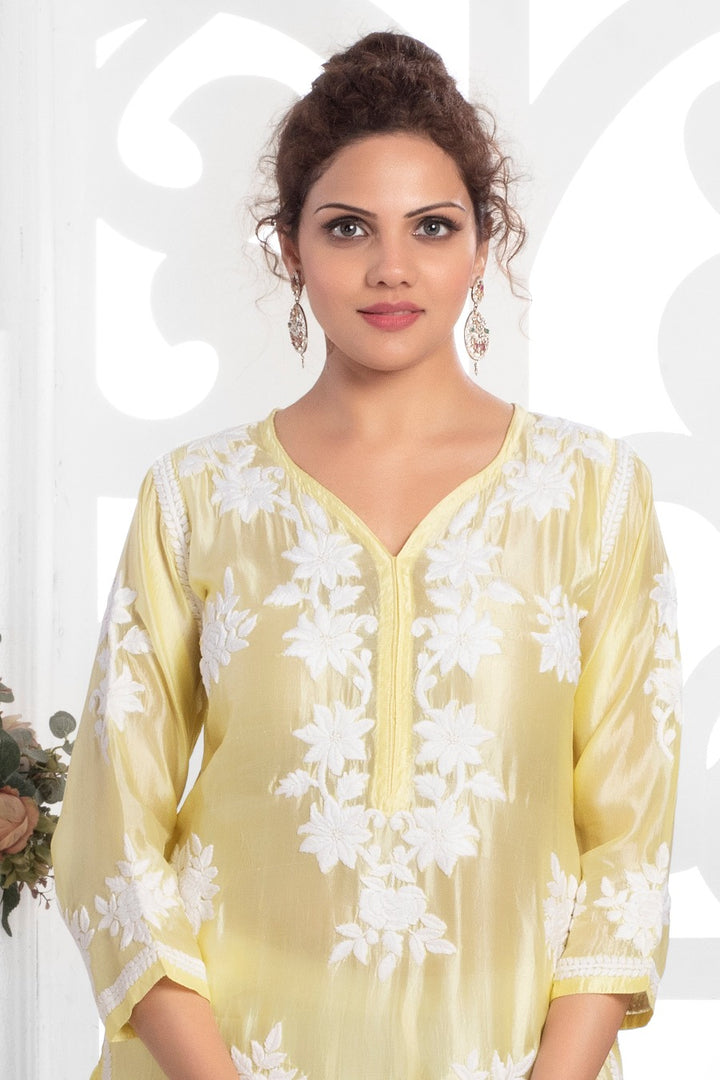 parveen Silk Long Kurti